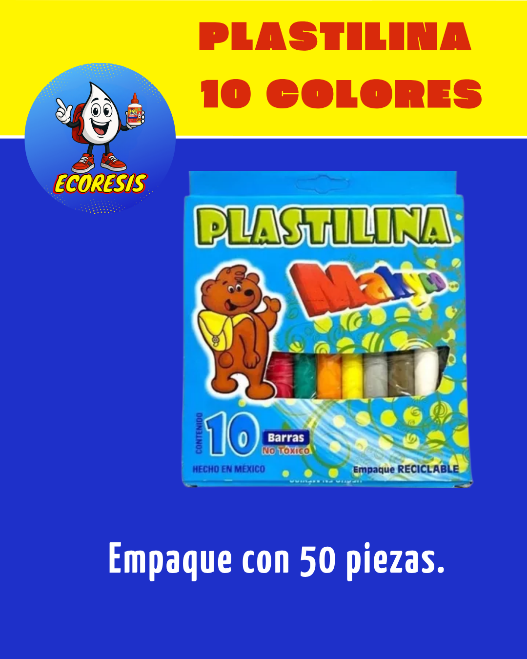 plastilina de colores